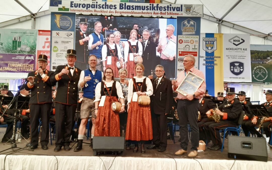 Konzertreise zum 31. Europäischen Blasmusikfestival vom 20. bis 22. September 2024 in Aue-Bad Schlema